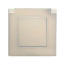 Рамка Legrand с защитной крышкой IP 44 серии Etika. Цвет Слоновая кость.