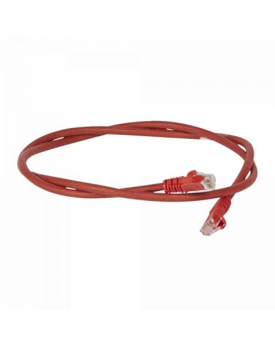 Коммутационный шнур RJ 45 Legrand категория 6 - U/UTP - LSZH - неэкранированный - 2 м - красный.