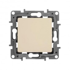 Переключатель Legrand одноклавишный - 10 A - 250 В~ серии Etika. Цвет Слоновая кость.