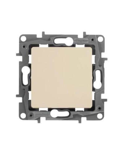 Переключатель Legrand одноклавишный - 10 A - 250 В~ серии Etika. Цвет Слоновая кость.