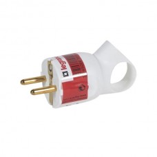 Вилка Legrand 2К+З 16A. Цвет Белый.