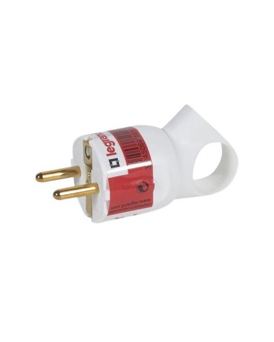 Вилка Legrand 2К+З 16A. Цвет Белый.