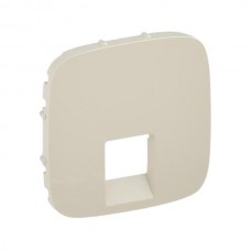 Панель лицевая Legrand розеток RJ11, RJ45 серии Valena-Allure. Цвет Слоновая кость.