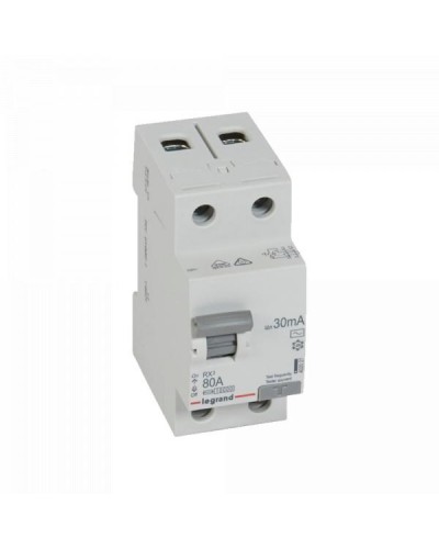 Устройство защитного отключения Legrand УЗО 2 полюса 30mA 80А 2М (AC).