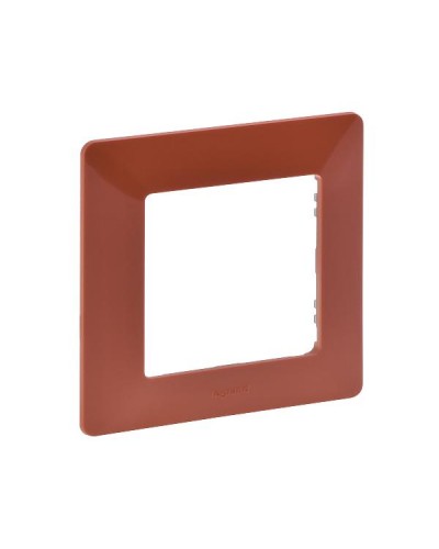 Рамка Legrand 1-пост серии Valena-Life. Цвет Терракота.
