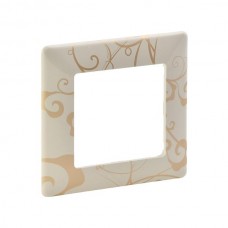 Рамка Legrand 1 пост серии Valena-Life. Цвет Ампир Бежевый.