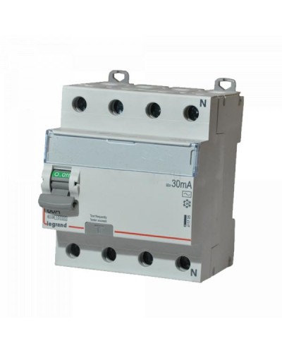 Устройство защитного отключения Legrand TX3 4 полюса 30mA 63A (AC). Артикул    403010