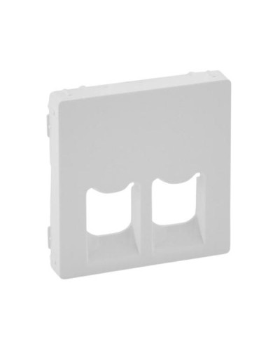 Панель лицевая Legrand розеток 2хRJ11, RJ45 серии Valena-Life. Цвет Белый.