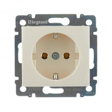 Розетка Legrand 2К+З серии Valena. Цвет Слоновая кость. Артикул 774320