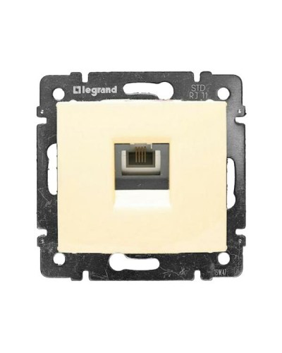 Розетка RJ11 Legrand серии Valena. Цвет Слоновая кость.