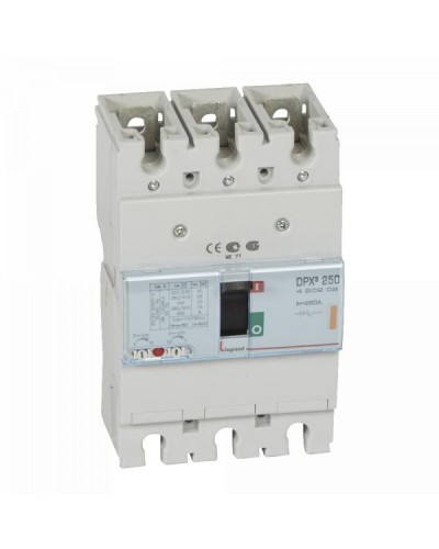 Автоматический выключатель Legrand DPX³ 250 - термомагнитный расцепитель - 25 кА - 400 В~ - 3П - 250 А. Артикул 420209