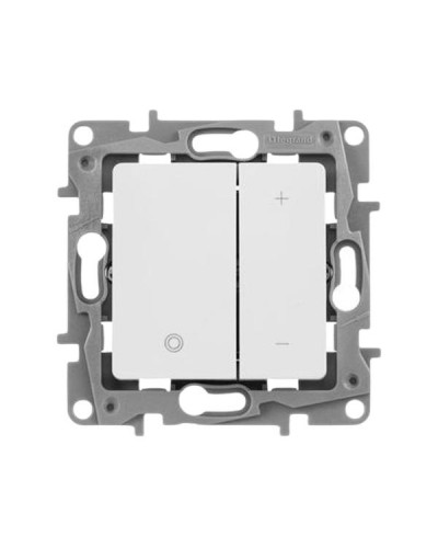 Выключатель с опцией светорегулирования Legrand - 400 Вт  серии Etika. Цвет Белый.