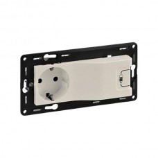 Комбинированная розетка Legrand 2К+З - 16А - 250В/USB серии Valena-Life/Allure. Цвет Слоновая кость.