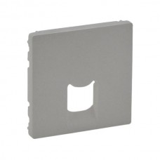 Панель лицевая Legrand розеток RJ11, RJ45 серии Valena-Life. Цвет Алюминий.