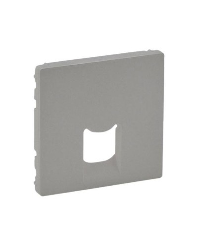 Панель лицевая Legrand розеток RJ11, RJ45 серии Valena-Life. Цвет Алюминий.