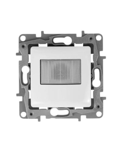 Датчик движения Legrand без нейтрали - 400 Вт серии Etika. Цвет Белый.