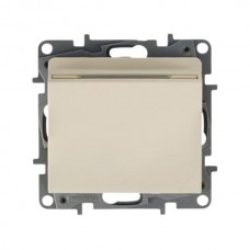 Выключатель ключ-карта Legrand с выдержкой времени и подсветкой серии Etika. Цвет Слоновая кость.