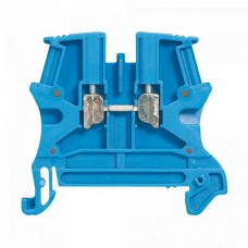 Винтовая клемма Legrand Viking 3 - однополюсная - 1 вход/1 выход - шаг 5 мм - синий. Артикул 037100