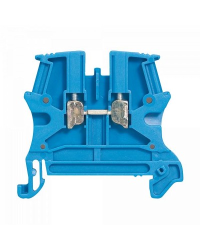 Винтовая клемма Legrand Viking 3 - однополюсная - 1 вход/1 выход - шаг 5 мм - синий. Артикул 037100