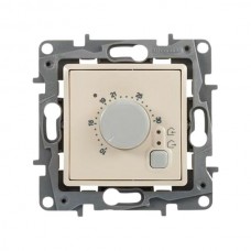 Термостат теплого пола Legrand с внешним датчиком серии Etika. Цвет Слоновая кость.