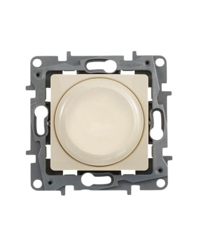 Поворотный светорегулятор Legrand без нейтрали 300Вт серии Etika. Цвет Слоновая кость.