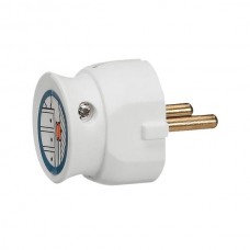 Вилка Legrand 2К 16А. Цвет Белый.