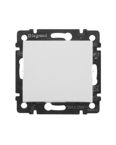 Переключатель Legrand на 2 направления 10A серии Valena. Цвет Белый.