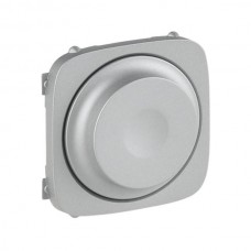 Панель лицевая Legrand светорегулятора поворотного серии Valena-Allure. Цвет Алюминий.