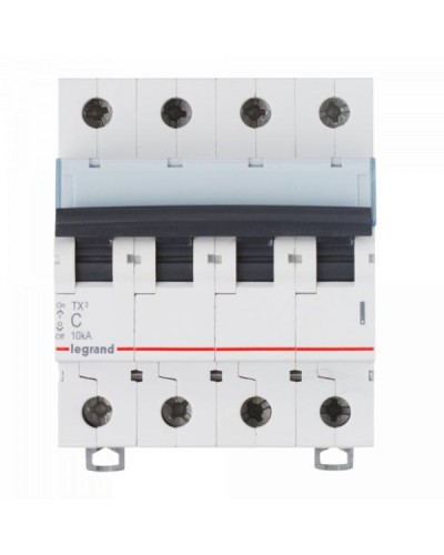 Автоматический выключатель Legrand TX3 C20A 4П 6000.