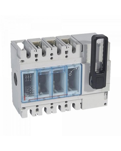 Выключатель-разъединитель Legrand DPX-IS 630 - без дистанционного отключения - 400 A - 3П - рукоятка спереди. Артикул 026660